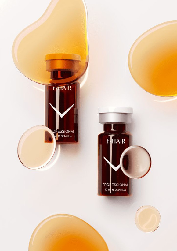 کوکتل مزوتراپی مو F-HAIR اصلی مناسب ریزش و کمپشتی