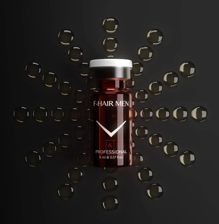 کوکتل  فیوژن F-HAIR MEN هیرمن اصل اسپانیا | درمان ریزش موی ارثی و هورمونی مردان تاریخ انقضا 2028
